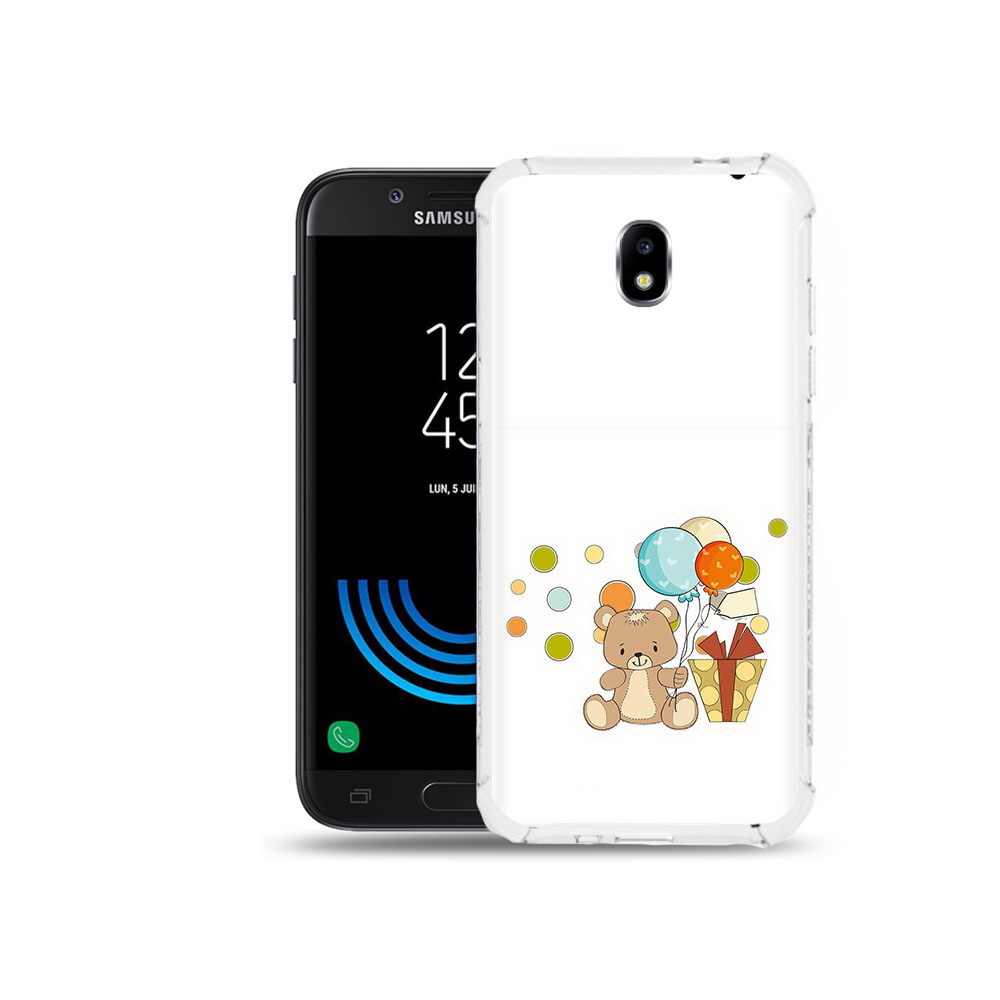 

Чехол MyPads Tocco для Samsung Galaxy J5 (2017) медвеженок с подарком, Прозрачный, Tocco