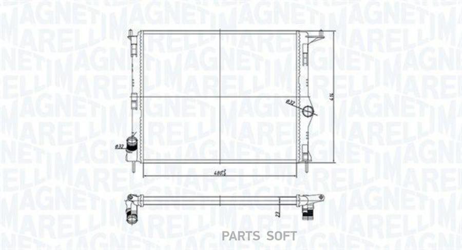 

MAGNETI MARELLI Радиатор