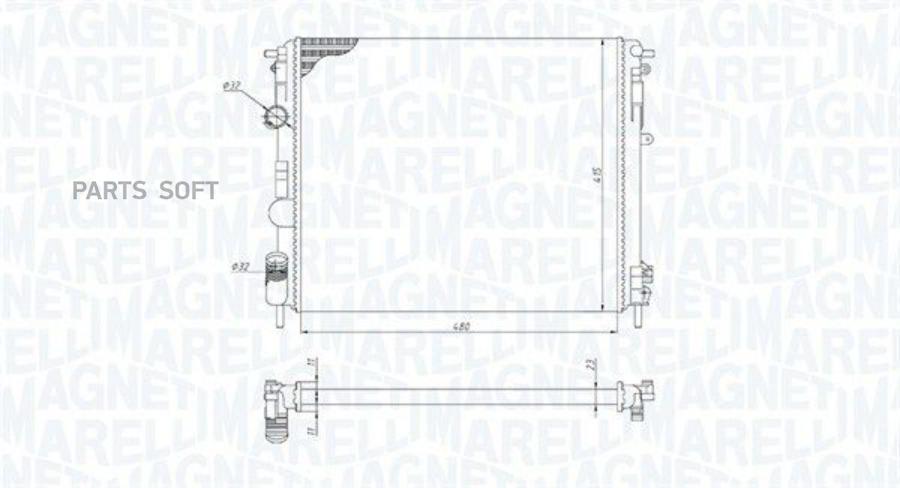 

MAGNETI MARELLI Радиатор