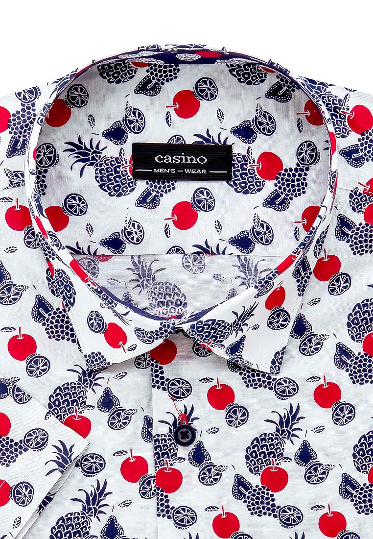 

Рубашка мужская CASINO 01-00013980 белая 42, Разноцветный, 01-00013980