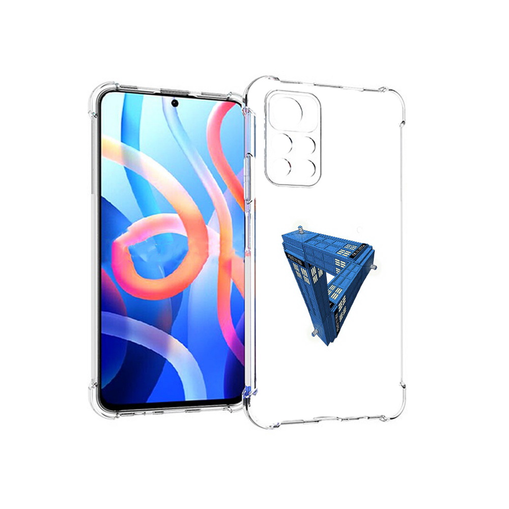 

Чехол MyPads Tocco для Xiaomi Poco M4 Pro 5G головолока абстракция (PT200061.301.291), Прозрачный, Tocco