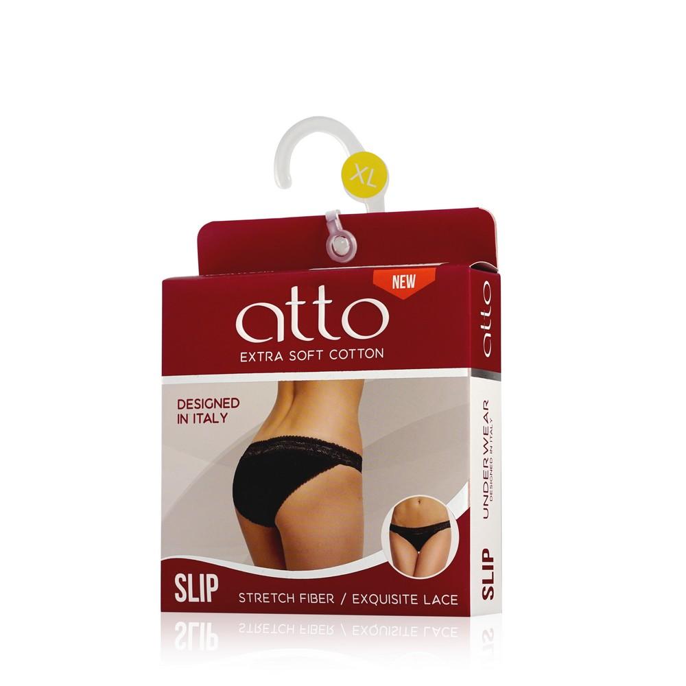 

Трусы женские Atto черные XL, Черный