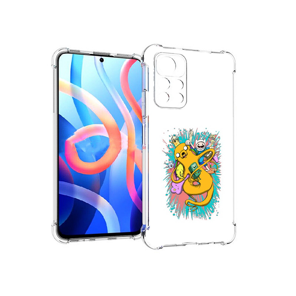 

Чехол MyPads Tocco для Xiaomi Poco M4 Pro 5G время приключений рисунок (PT200061.301.276), Прозрачный, Tocco