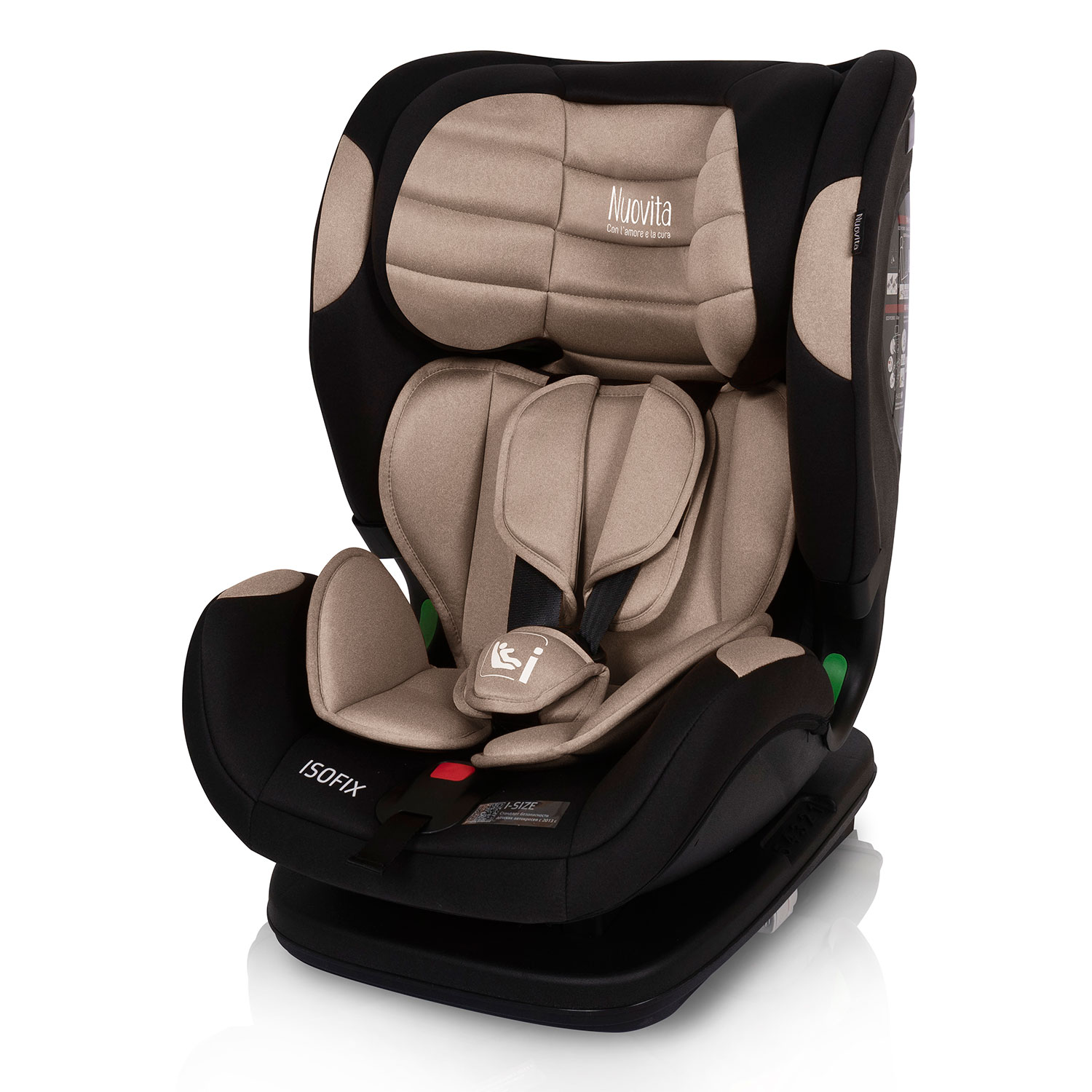 фото Автокресло nuovita maczione nis3-1, isofix, группа 1,2,3, 9-36 кг (beige/бежевый)