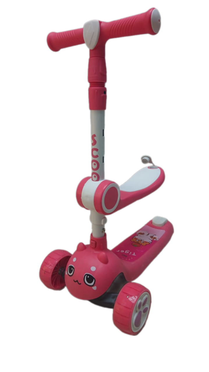 Детский самокат Luxmom YL-3302 розовый