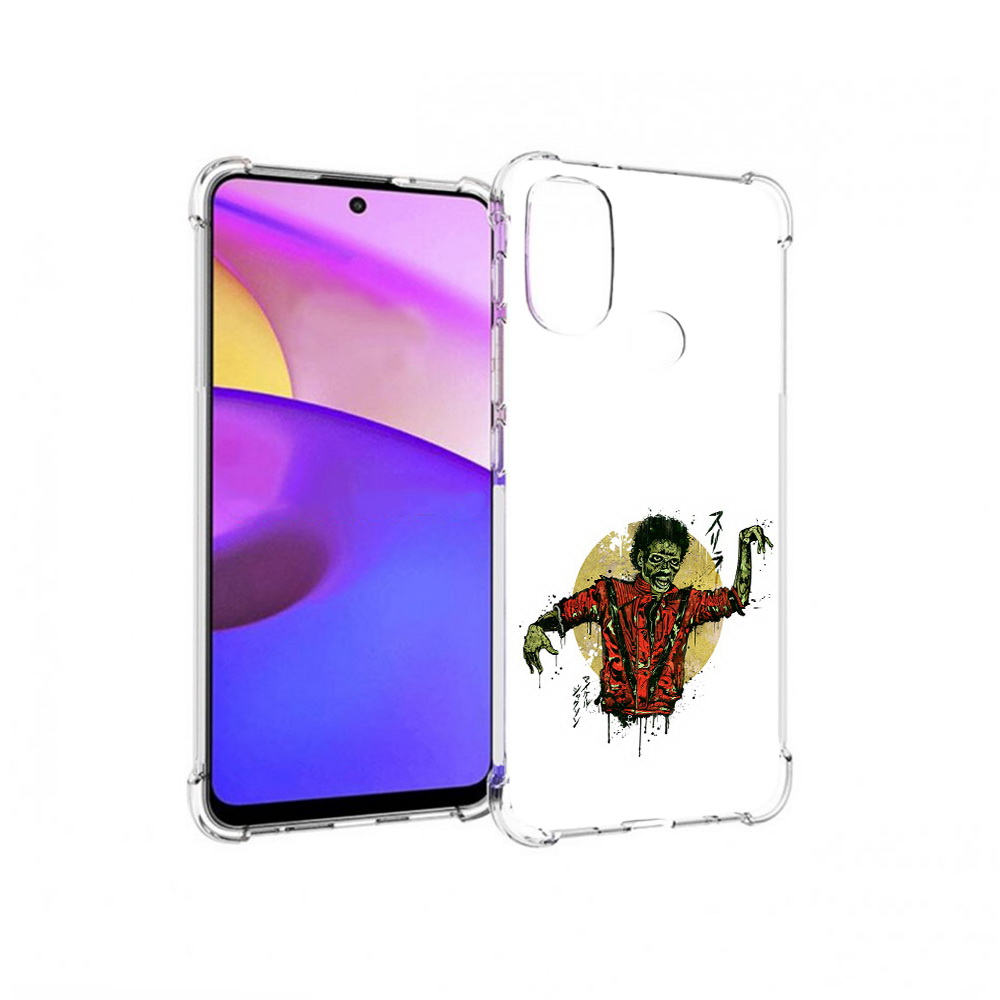 

Чехол MyPads Tocco для Motorola Moto E30 Зомби (PT227074.357.89), Прозрачный, Tocco