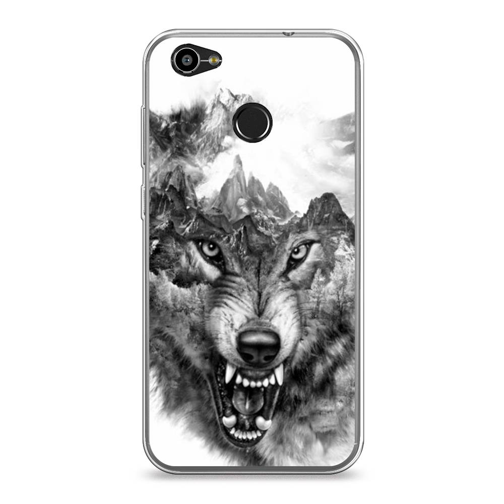 

Чехол Awog на ZTE Blade A6 / ЗТЕ Блэйд A6 "Волк в горах", 132350-1
