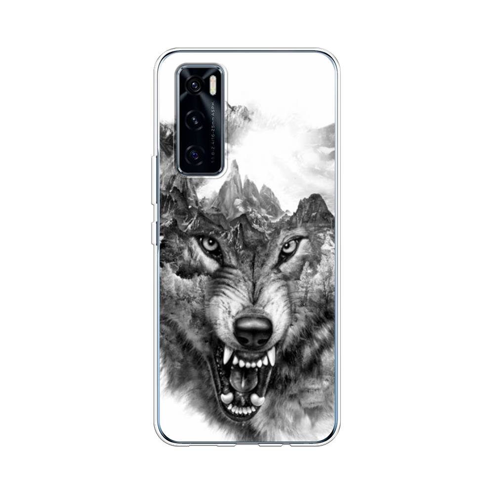 

Чехол Awog "Волк в горах" для Vivo V20 SE, Разноцветный, 263550-1