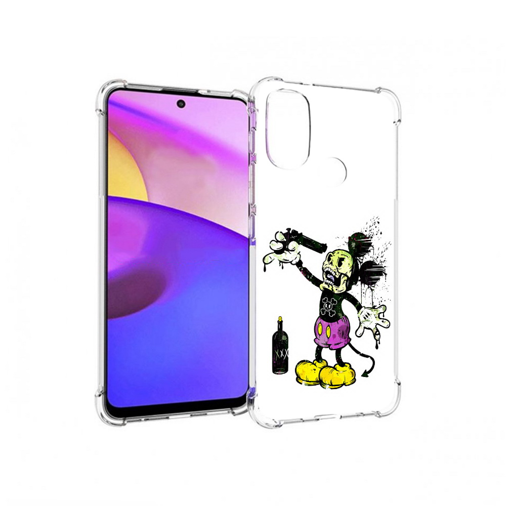 

Чехол MyPads Tocco для Motorola Moto E30 Драг Микки (PT227074.357.73), Прозрачный, Tocco