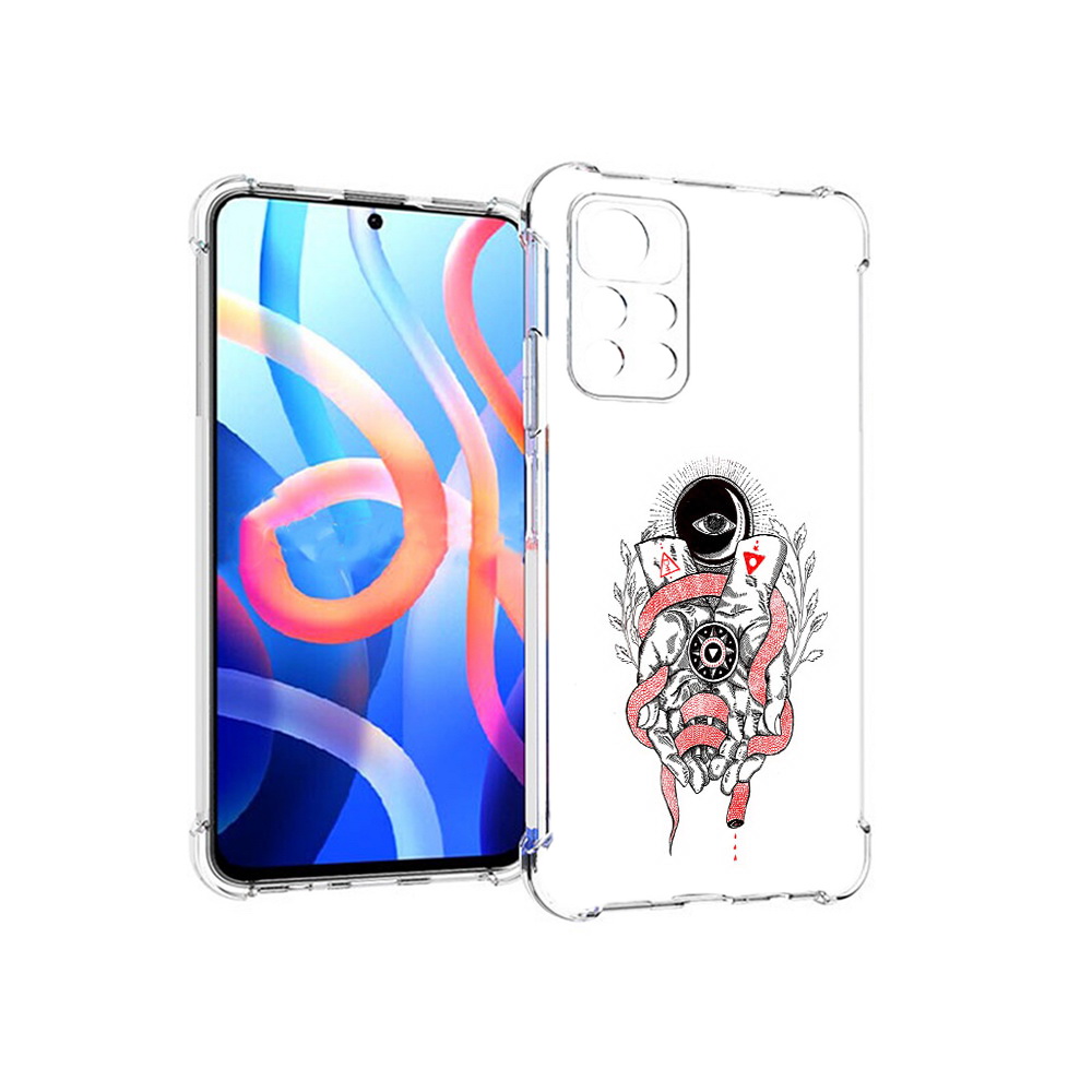 

Чехол MyPads Tocco для Xiaomi Poco M4 Pro 5G абстрация связанные руки (PT200061.301.213), Прозрачный, Tocco