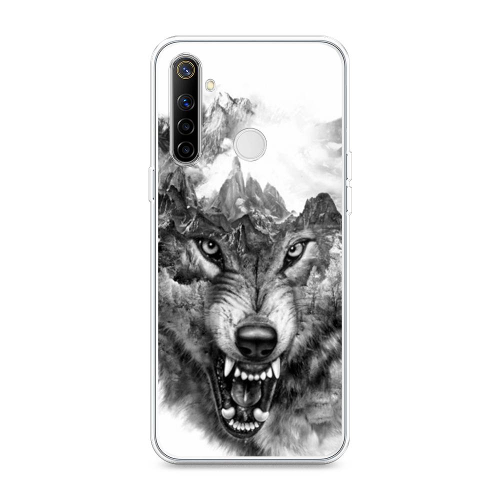 

Чехол Awog "Волк в горах" для Realme 6i, Разноцветный, 252950-1
