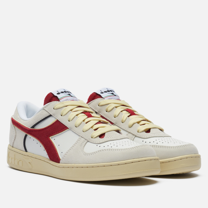 

Мужские кроссовки Diadora Magic Basket Low Suede Leather белый, размер 43 EU, Magic Basket Low Suede Leather