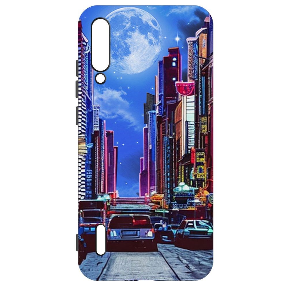 

Чехол-накладка Софт Ночной город для Xiaomi Mi A3