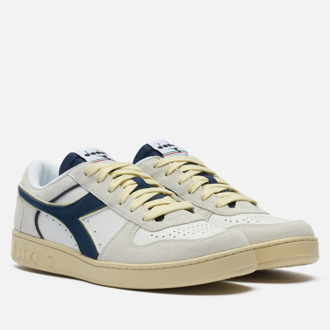

Мужские кроссовки Diadora Magic Basket Low Suede Leather белый, размер 41 EU, Magic Basket Low Suede Leather
