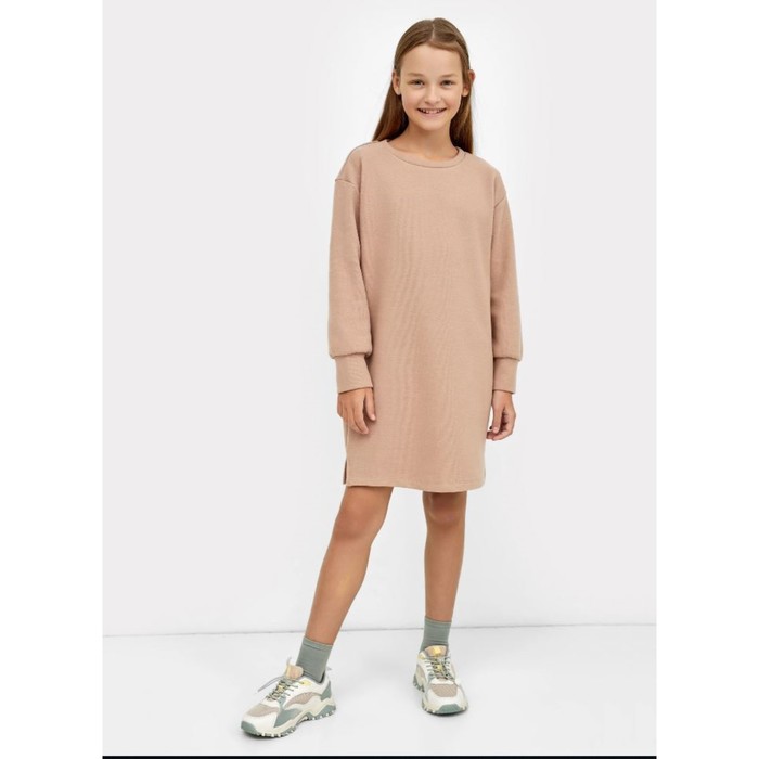 Mark Formelle Платье для девочек, цвет песочный, размер 110 см