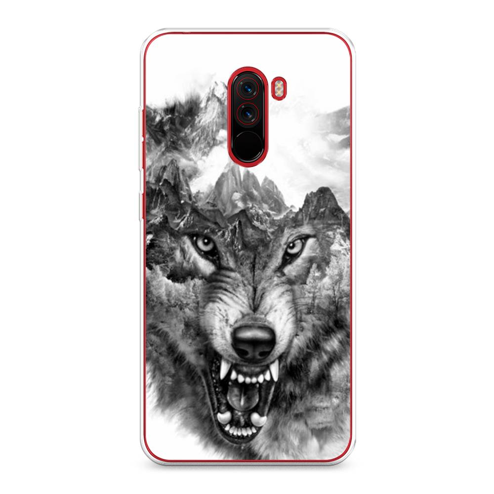 

Чехол Awog "Волк в горах" для Xiaomi Pocophone F1, Разноцветный, 34450-1