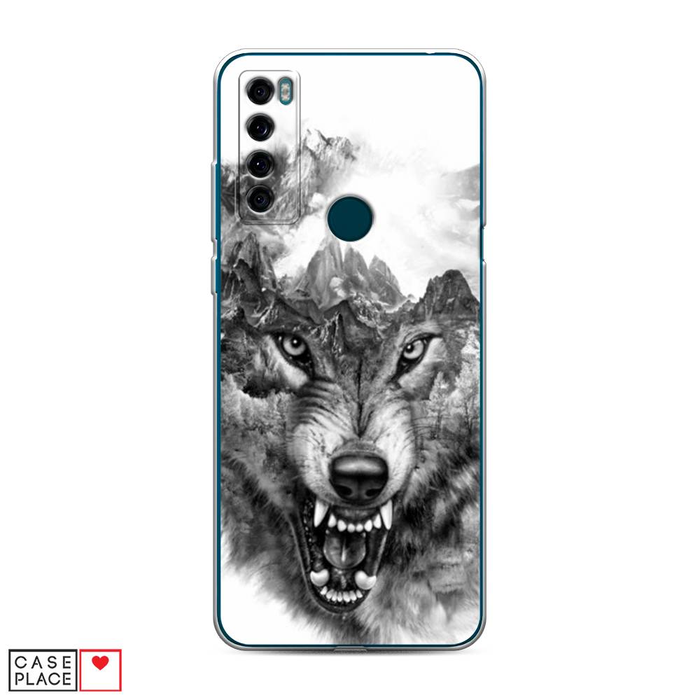 

Чехол Awog "Волк в горах" для TCL 20 SE, 290350-1
