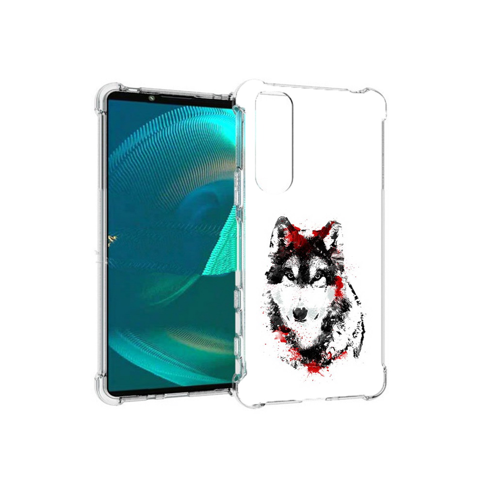 

Чехол MyPads Tocco для Sony Xperia 5 III кровавый волк (PT172137.231.416), Прозрачный, Tocco