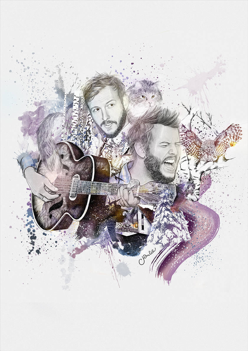 

Большой постер на стену Boniver 50х70 см без рамы, CBBONIVER
