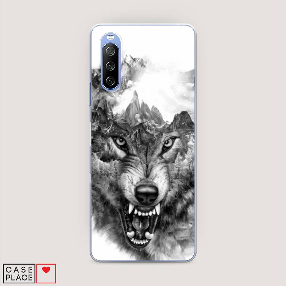 

Чехол Awog "Волк в горах" для Sony Xperia 10 III, 54950-1