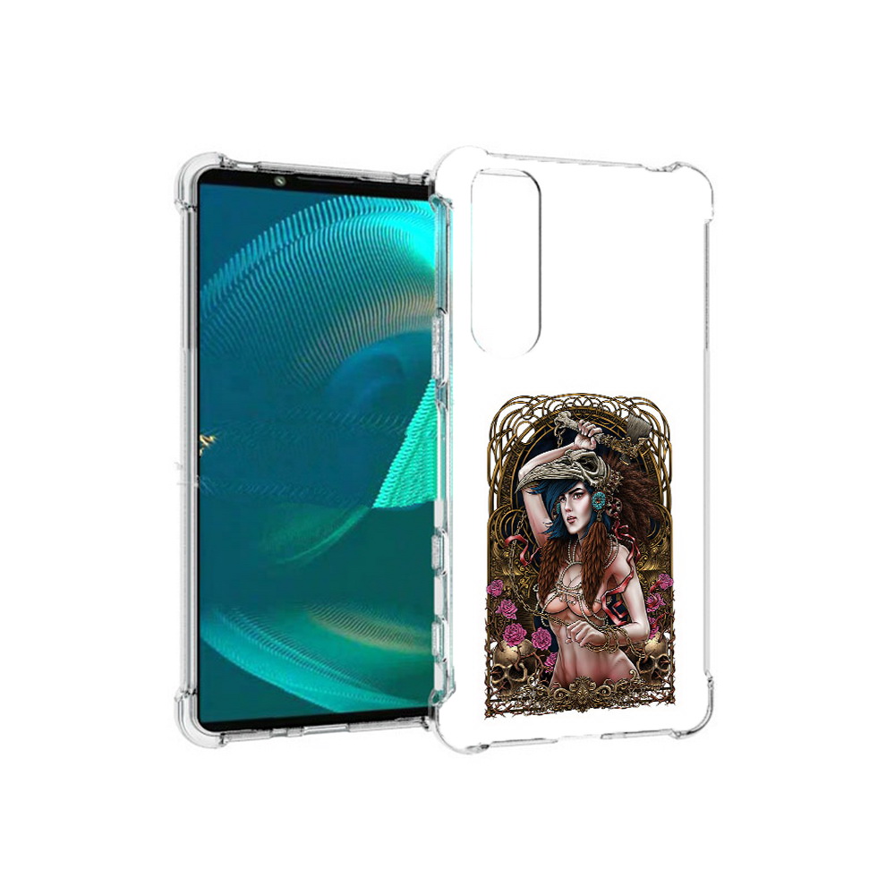 

Чехол MyPads Tocco для Sony Xperia 5 III красивая девушка рисунок (PT172137.231.407), Прозрачный, Tocco