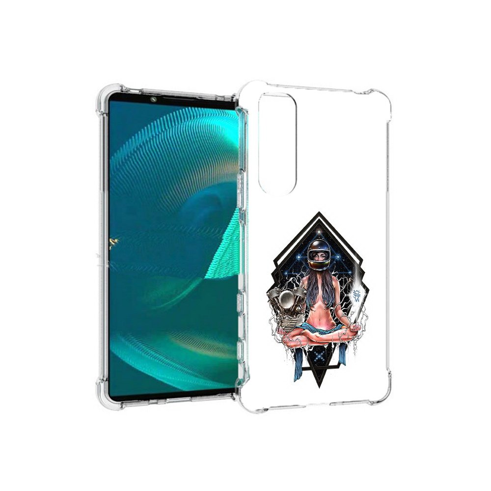 

Чехол MyPads Tocco для Sony Xperia 5 III красивая девушка в шлеме (PT172137.231.406), Прозрачный, Tocco