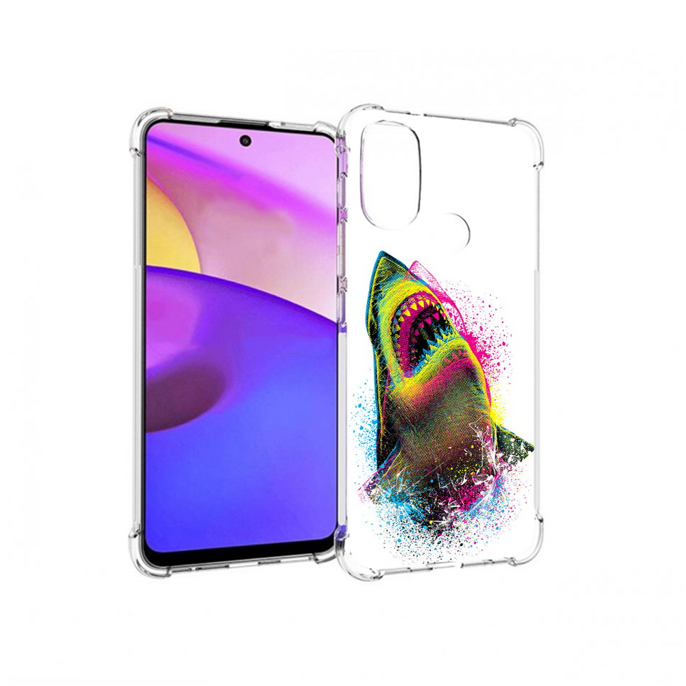 Чехол MyPads Tocco для Motorola Moto E30 челюсти-2 (PT227074.357.674)