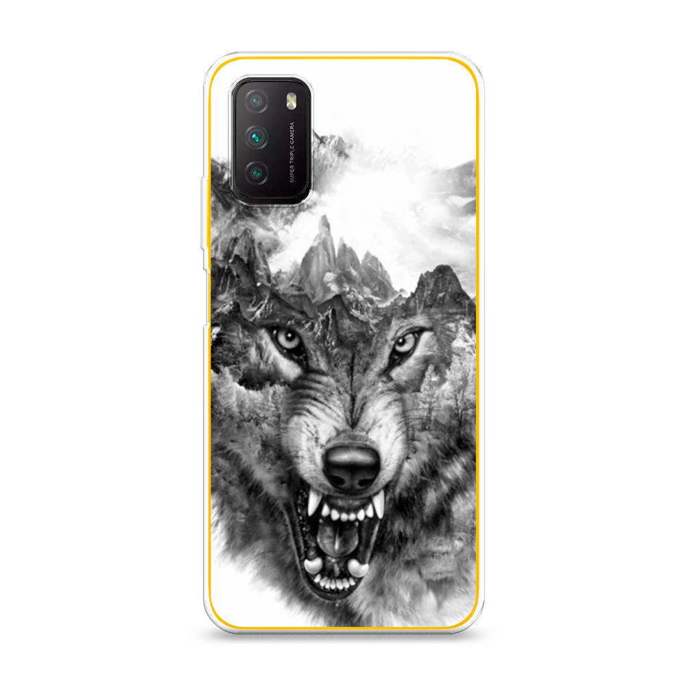 

Чехол Awog "Волк в горах" для Xiaomi Poco M3, Разноцветный, 39550-1