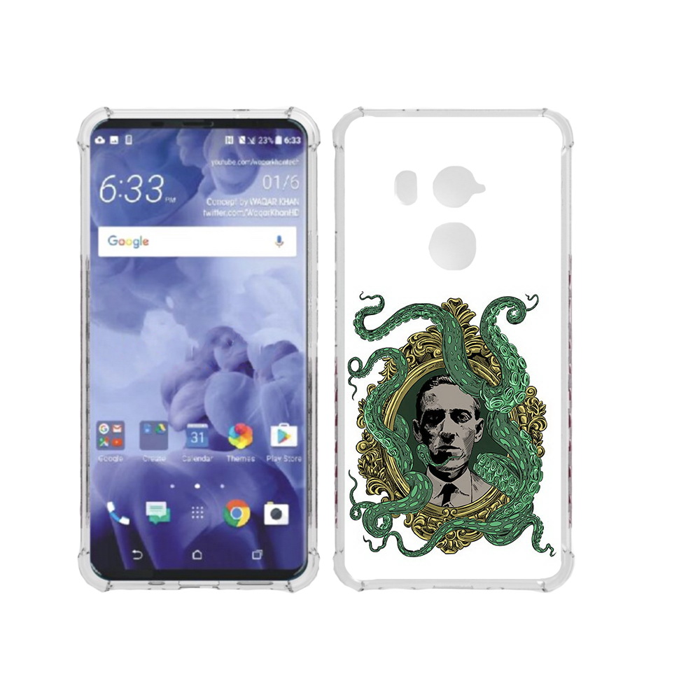 

Чехол MyPads Tocco для HTC U11 Plus портрет с кракеном, Прозрачный, Tocco