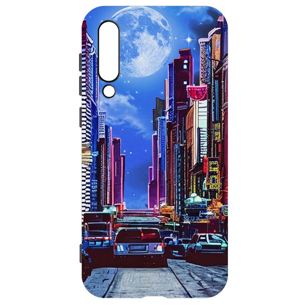 

Чехол-накладка Софт Ночной город для Xiaomi Mi 9