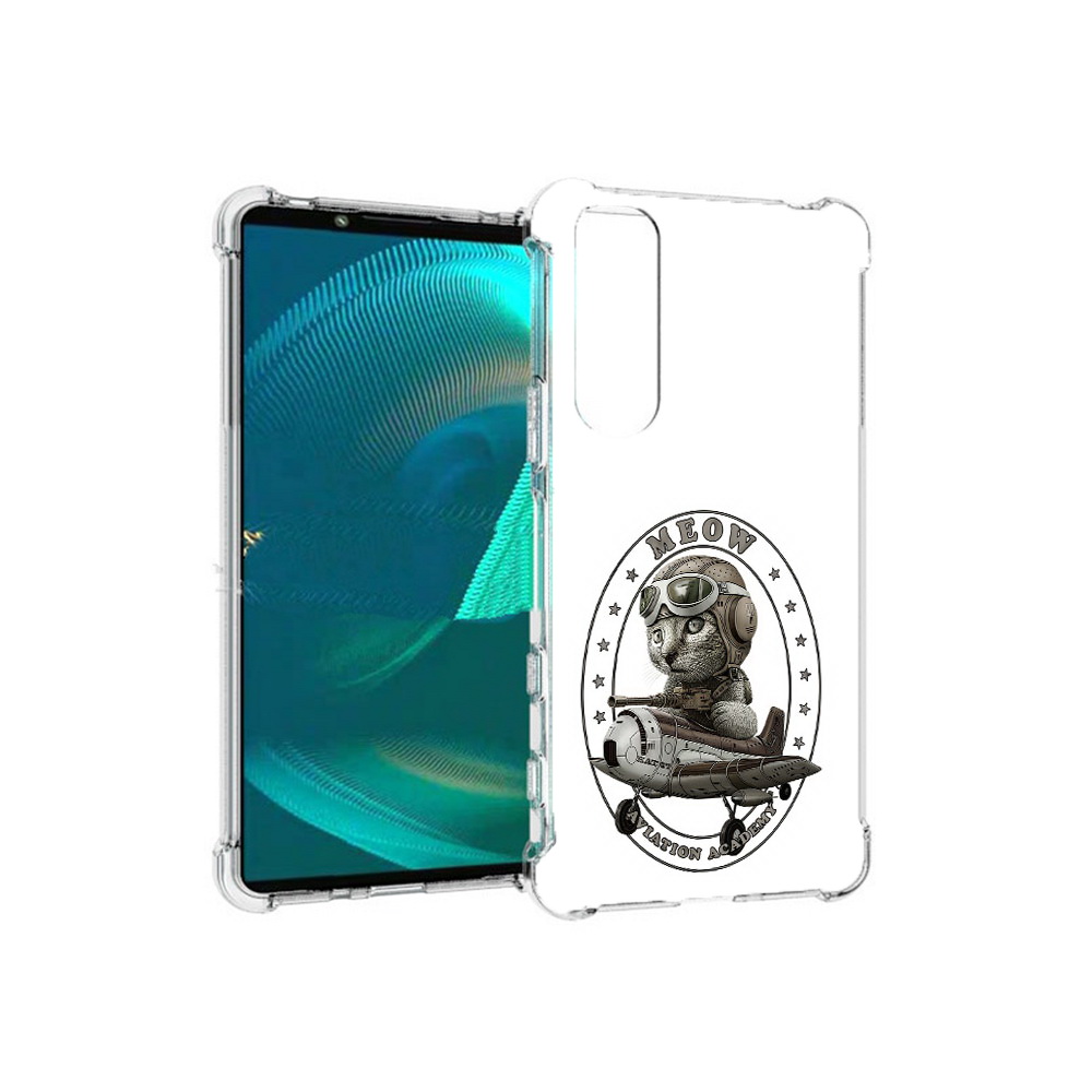 

Чехол MyPads Tocco для Sony Xperia 5 III кот в самолете (PT172137.231.395), Прозрачный, Tocco