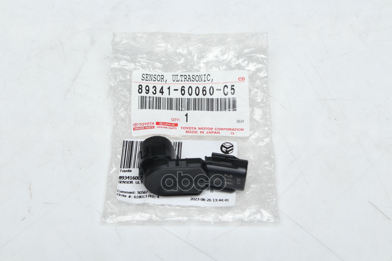 TOYOTA-LEXUS 8934160060C5 ДАТЧИК ПАРКОВКИ SENSOR ULTRASONIC 1шт 7800₽