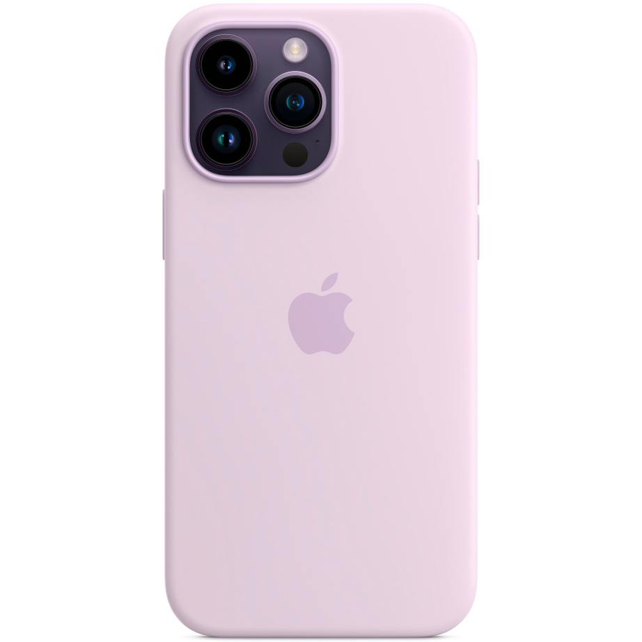 фото Чехол для смартфона iphone 14 pro max silicone case with magsafe, лиловый apple