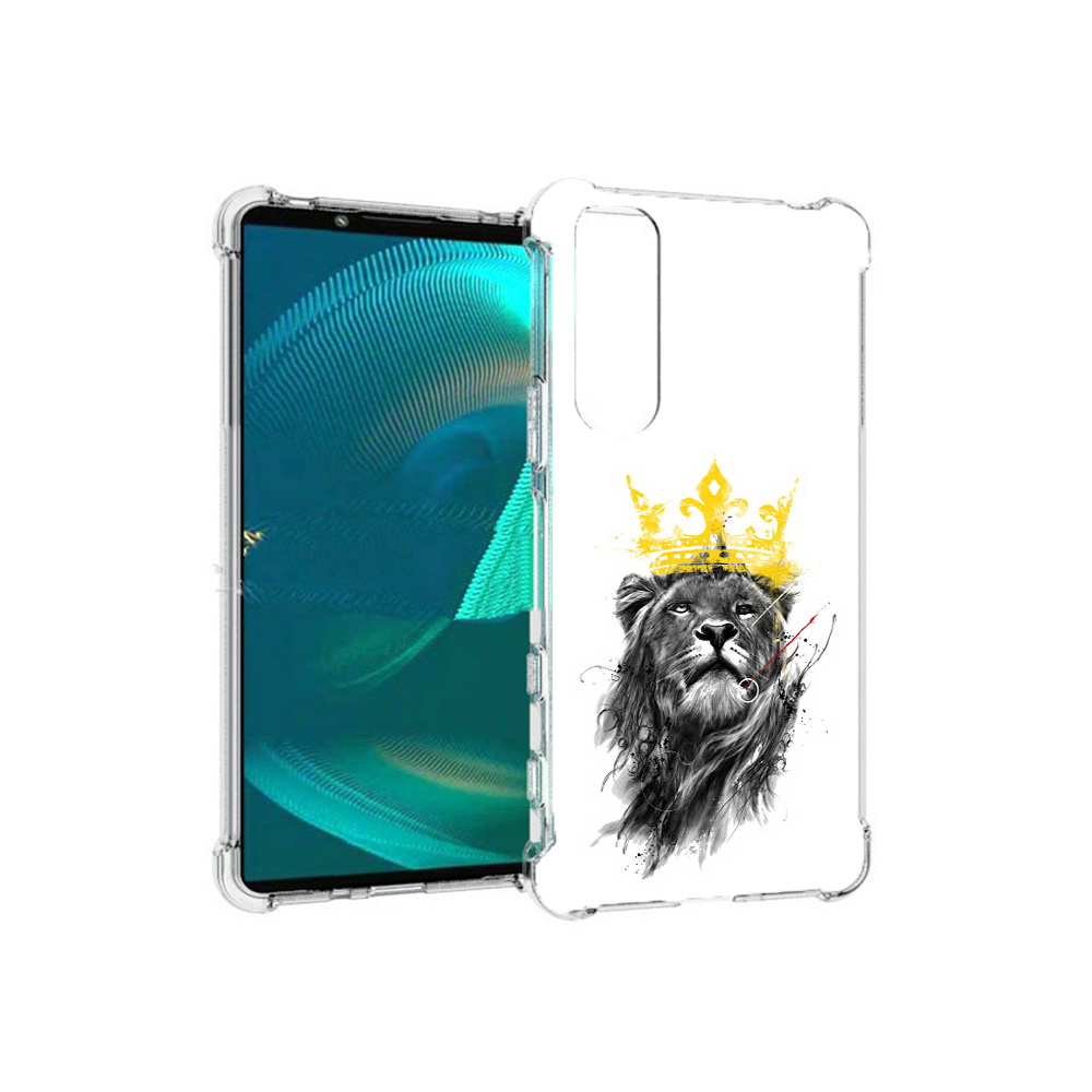 

Чехол MyPads Tocco для Sony Xperia 5 III король-лев (PT172137.231.391), Прозрачный, Tocco