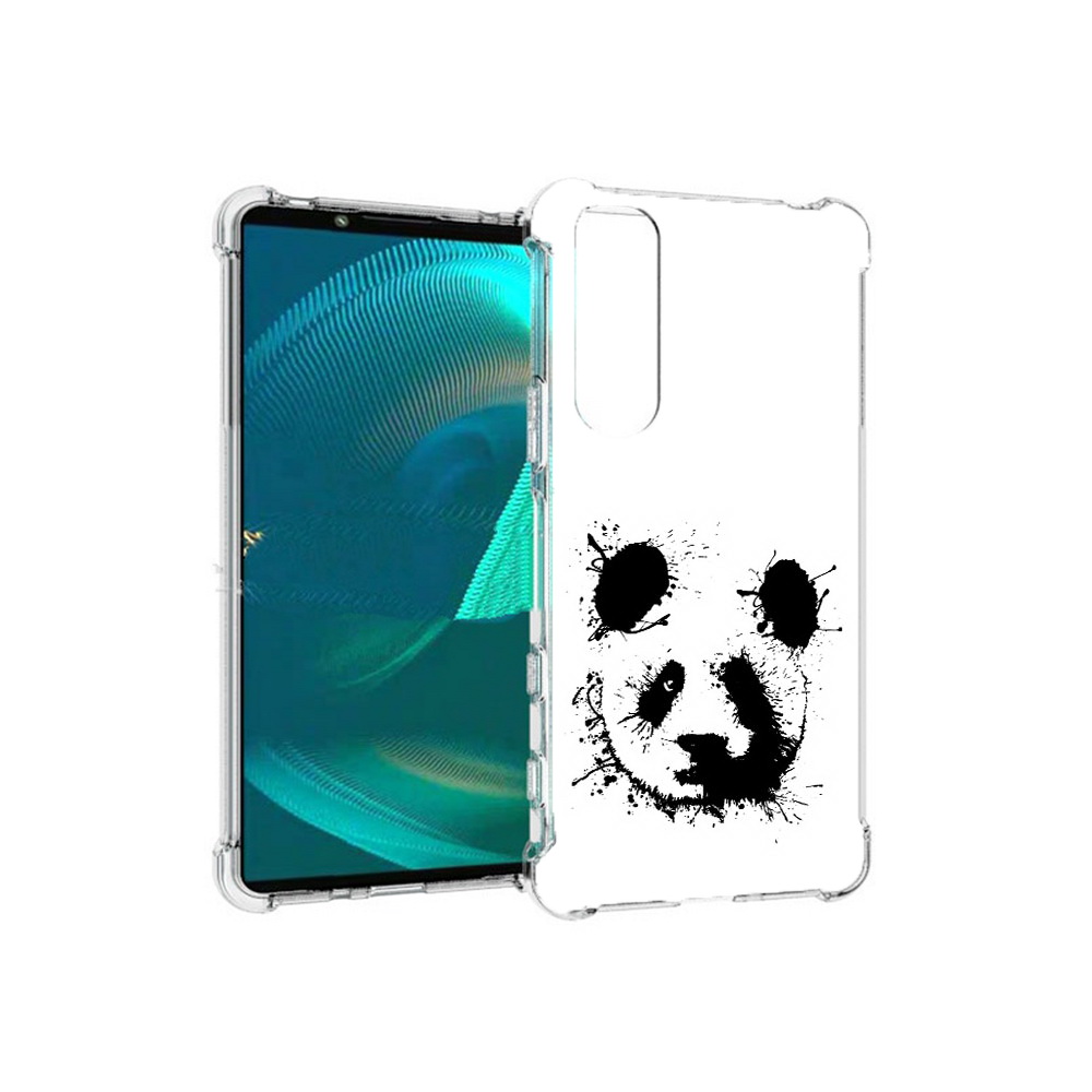 

Чехол MyPads Tocco для Sony Xperia 5 III клякса-панда (PT172137.231.389), Прозрачный, Tocco