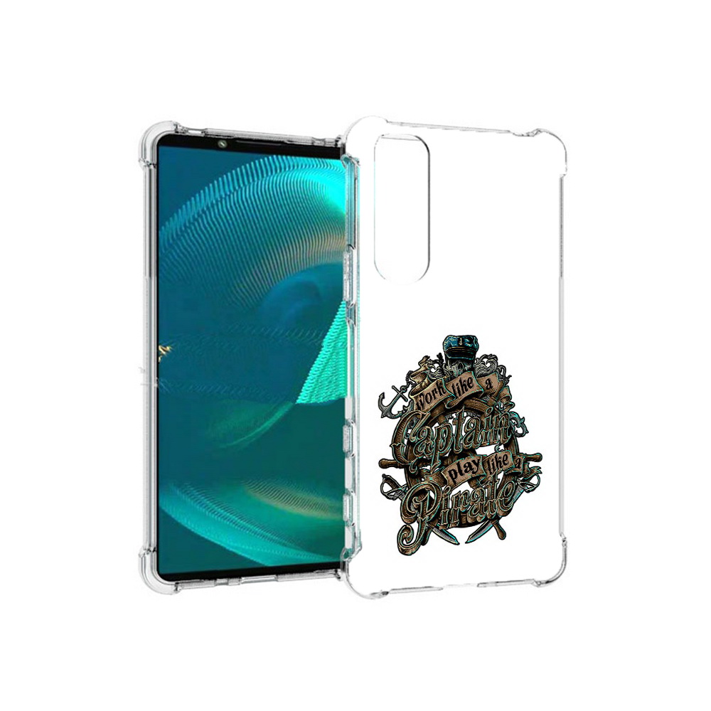 

Чехол MyPads Tocco для Sony Xperia 5 III капитан пиратов (PT172137.231.385), Прозрачный, Tocco
