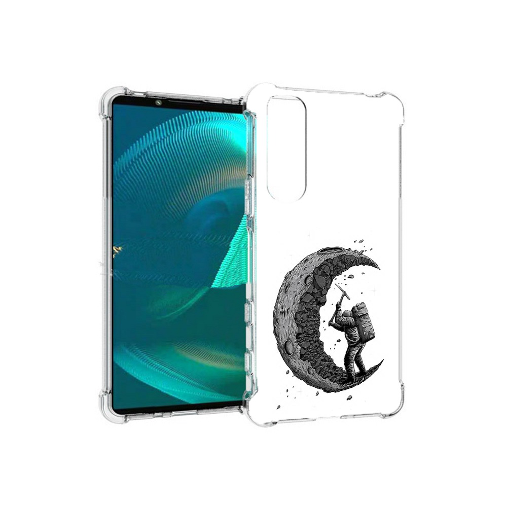 

Чехол MyPads Tocco для Sony Xperia 5 III камненная луна (PT172137.231.384), Прозрачный, Tocco
