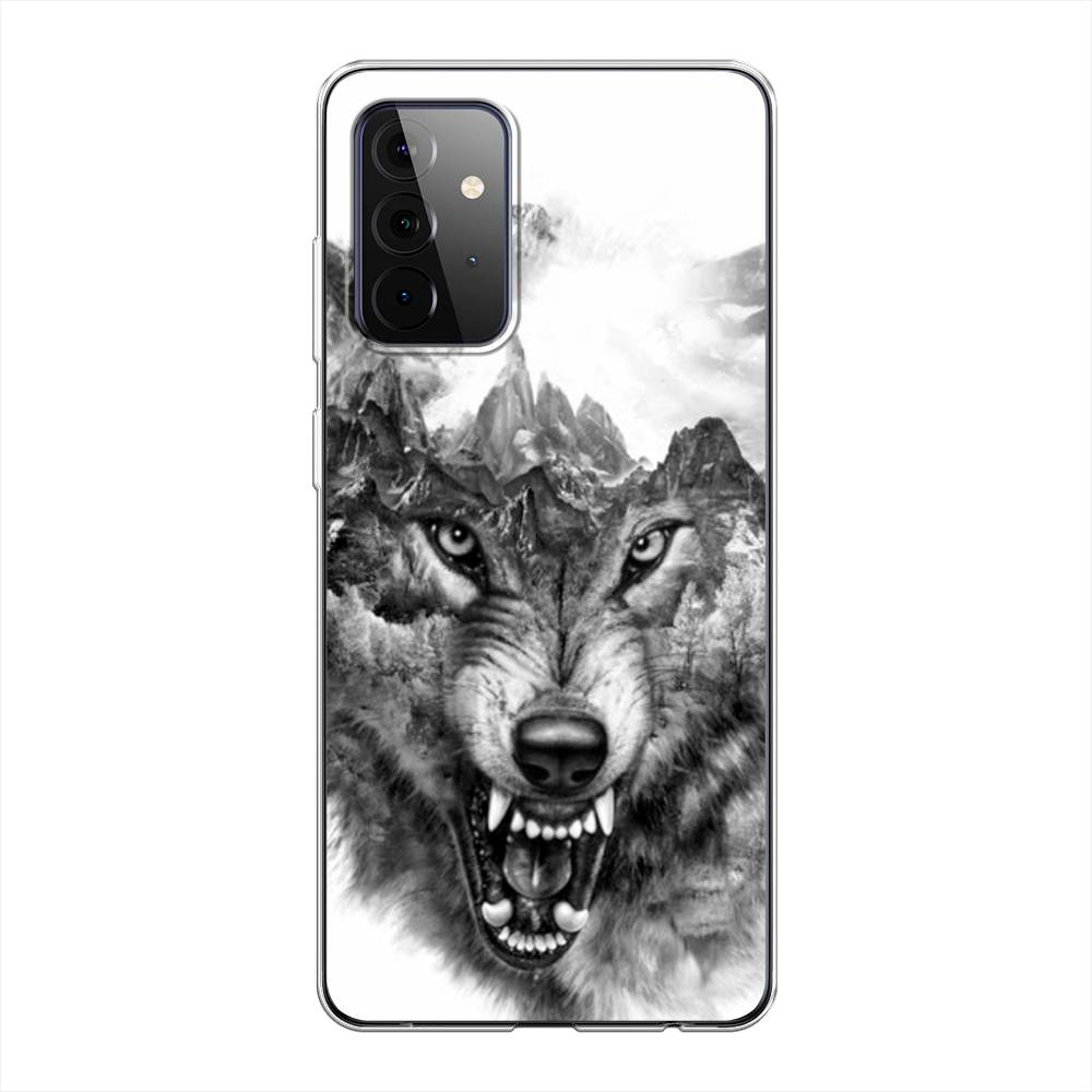 

Чехол Awog на Samsung Galaxy A72 / Самсунг A72 "Волк в горах", Разноцветный, 2101950-1