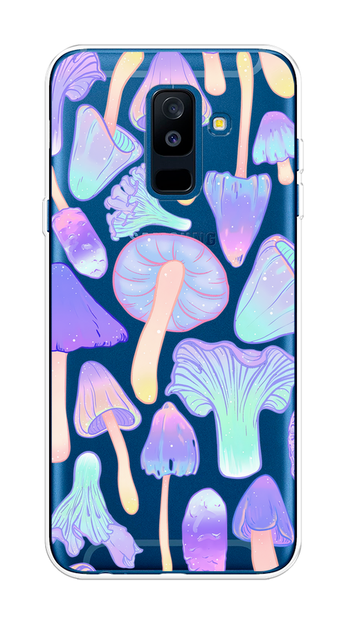 

Чехол на Samsung Galaxy A6 Plus "Пастельные грибы", 26050-1