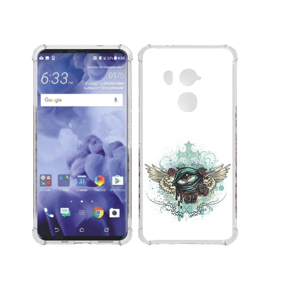 

Чехол MyPads Tocco для HTC U11 Plus плачущий глаз с крыльями, Прозрачный, Tocco