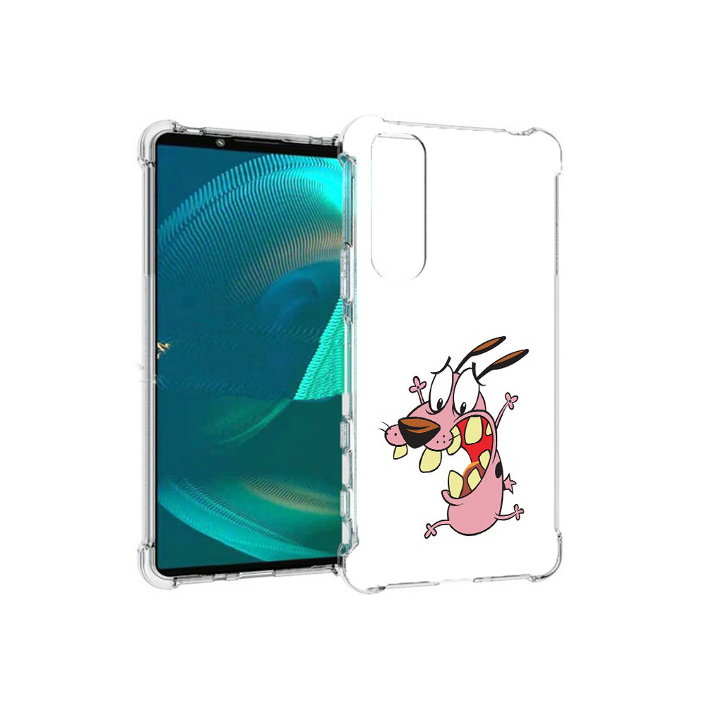 

Чехол MyPads Tocco для Sony Xperia 5 III зубастый бобик (PT172137.231.371), Прозрачный, Tocco
