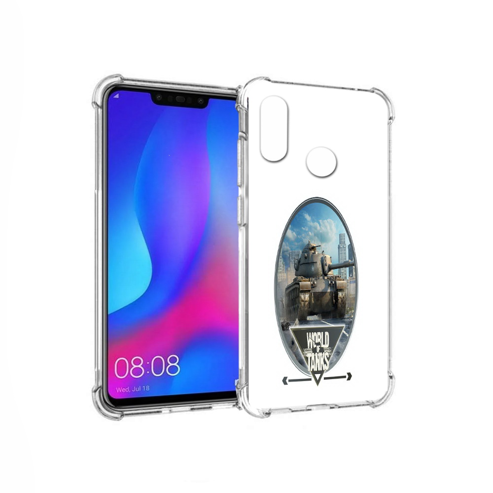 

Чехол MyPads Tocco для Huawei Nova 3 игра с танками (PT115710.27.375), Прозрачный, Tocco