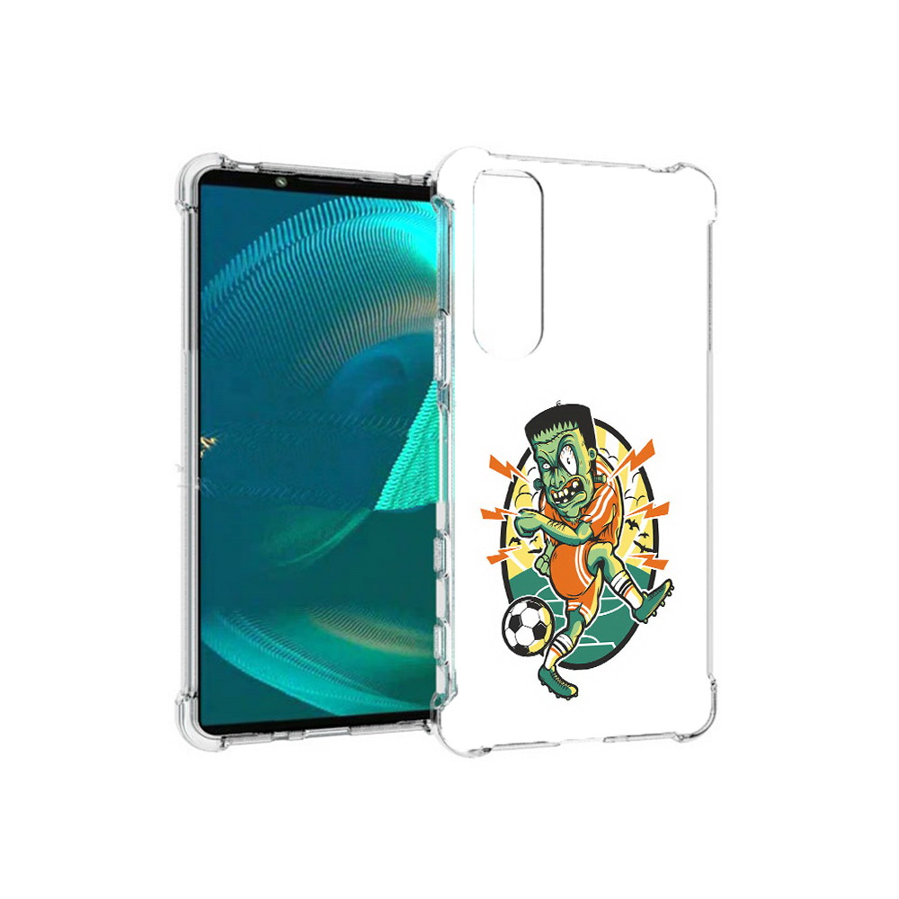 

Чехол MyPads Tocco для Sony Xperia 5 III зомби футболист (PT172137.231.368), Прозрачный, Tocco