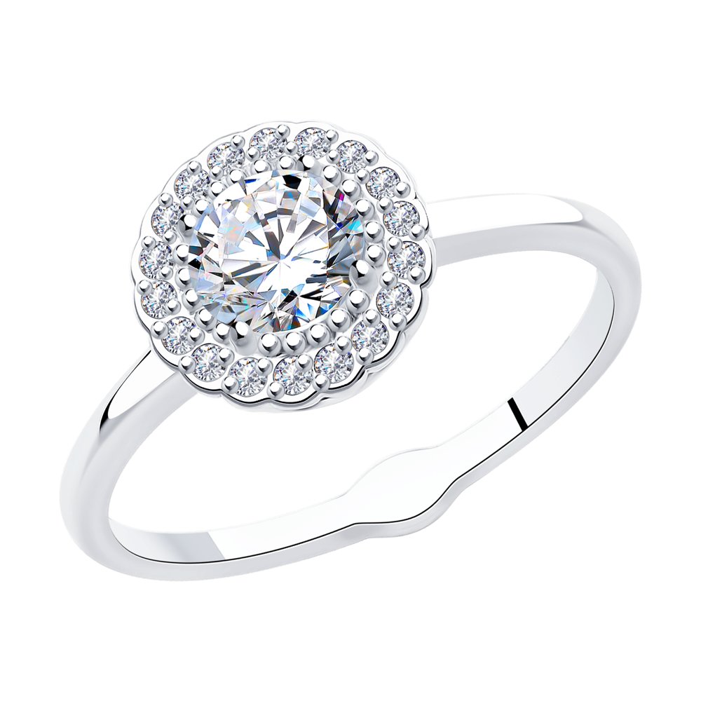 

Кольцо из серебра р. 18 Diamant 94-110-00600-1, фианит, 94-110-00600-1