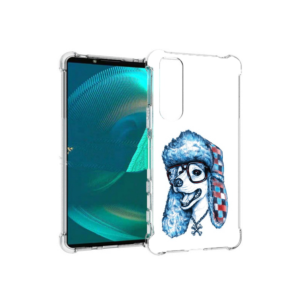 

Чехол MyPads Tocco для Sony Xperia 5 III зимний пес (PT172137.231.362), Прозрачный, Tocco