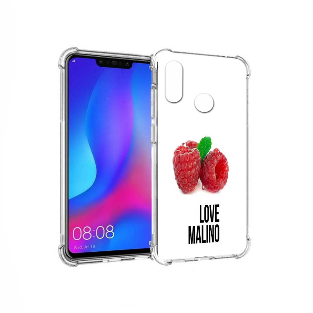 

Чехол MyPads Tocco для Huawei Nova 3 Бренд лове малино (PT115710.27.36), Прозрачный, Tocco