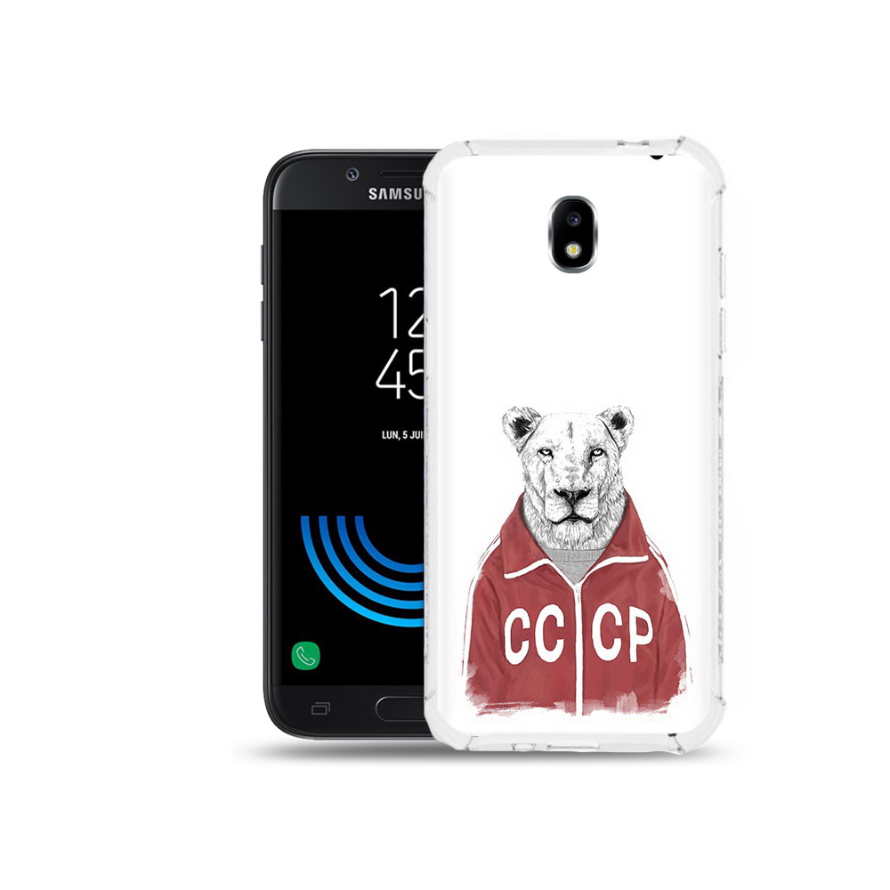 

Чехол MyPads Tocco для Samsung Galaxy J5 (2017) львица ссср, Прозрачный, Tocco