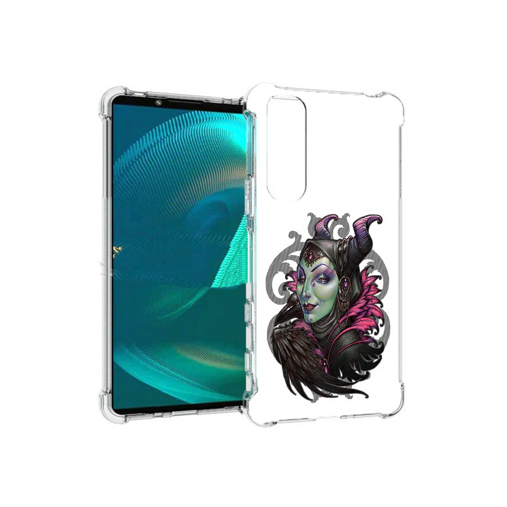

Чехол MyPads Tocco для Sony Xperia 5 III зеленая девушка с вороном (PT172137.231.357), Прозрачный, Tocco
