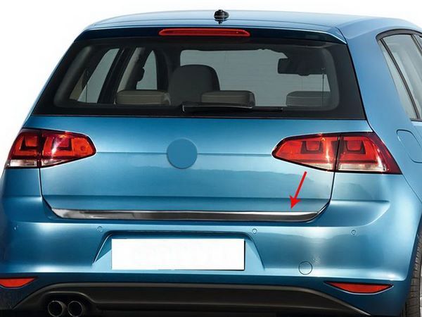 Накладка на нижнюю кромку крышки багажника нержавеющая сталь для Volkswagen Polo Хетчбэк 2400₽