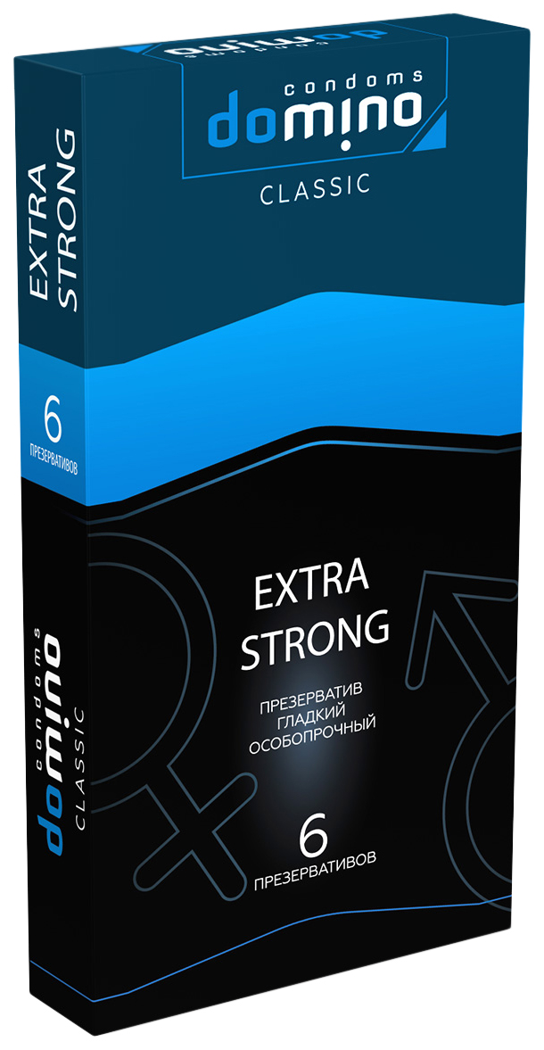 Купить Суперпрочные презервативы DOMINO Classic Extra Strong - 6 шт. Domino